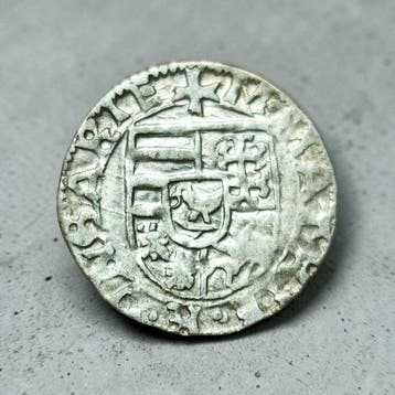 Hongarije, middeleeuws. Matthias Corvinus 1458-1490. Denar