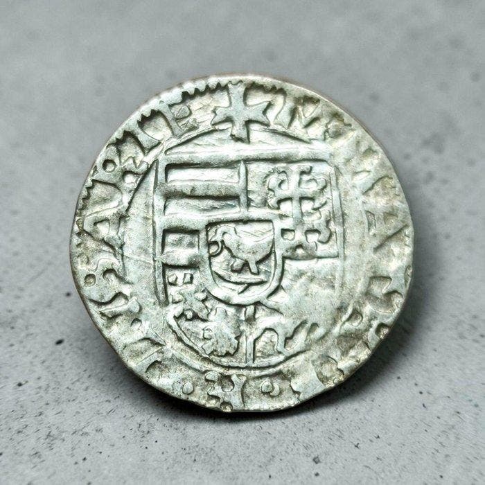 Hongarije, middeleeuws. Matthias Corvinus 1458-1490. Denar, Timbres & Monnaies, Monnaies | Europe | Monnaies non-euro