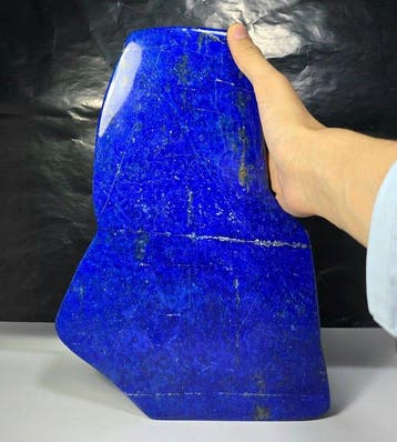 Kabinet - Topkwaliteit lapis lazuli vrijvorm, Antiek en Kunst
