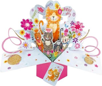 HAPPY BIRTHDAY - CATS, Ophalen of Verzenden