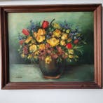 Henri Rottiers (1880–1958) - Still life with flowers