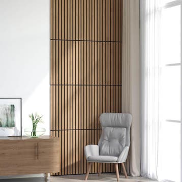 vidaXL Wandpanelen 8 st 60,5 x 60 cm Naturel, Doe-het-zelf en Bouw, Platen en Panelen, Verzenden, Nieuw