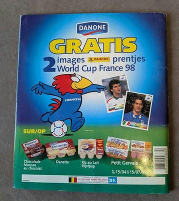 1998 Panini WC France 98 Zinedine Zidane, Ronaldo Nazário,, Nieuw