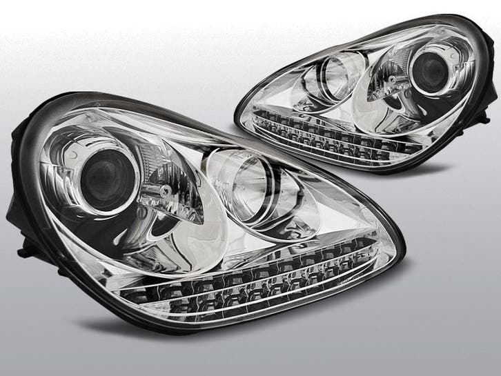 Koplampen Devil Eyes | Xenon | geschikt voor Porsche Cayenne, Auto-onderdelen, Verlichting, Nieuw, Porsche, Verzenden