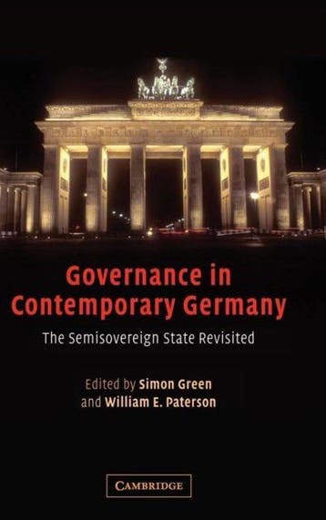 Governance In Modern Germany 9780521848817 Simon Green, Verzenden, Simon Green