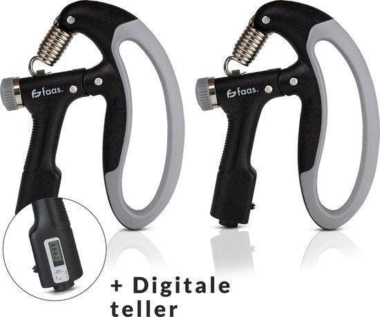 2dekans | Verstelbare Handtrainer - Set van 2 - 10 tot 100, Sport en Fitness, Fitnessmaterialen, Ophalen of Verzenden