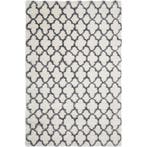 Vloerkleed hoogpolig - Cremewit met donkergrijs - 200x300, Maison & Meubles, Ameublement | Tapis & Moquettes, Verzenden