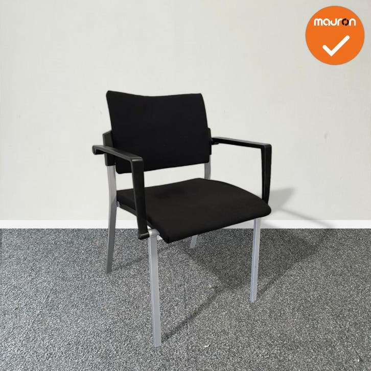 Drentea - Vergaderstoel - Zwart, Articles professionnels, Aménagement de Bureau & Magasin | Mobilier de bureau & Aménagement, Enlèvement ou Envoi