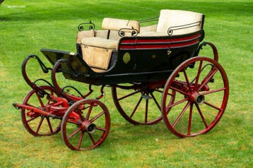 Historisch rijtuig Bokkenwagen van het..., Dieren en Toebehoren, Rijtuigen en Koetsen, Nieuw