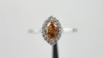 Ring - 14 karaat Witgoud, Geel goud - 0.56ct. tw. Orange