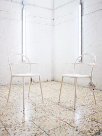 Kartell - Philippe Starck - Generic C - Fauteuil (2) - Blanc