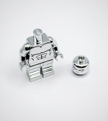 Lego Minifiguur - DC Comics - LEGO - Chrome Silver Plated
