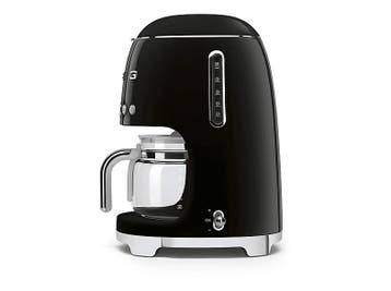 SMEG - Koffiezetapparaat - Zwart, Elektronische apparatuur, Koffiezetapparaten, Verzenden, Nieuw, Koffiemachine, Gemalen koffie