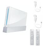 Nintendo Wii Wit + 2 Controllers (2 Player Bundel), Ophalen of Verzenden, Zo goed als nieuw