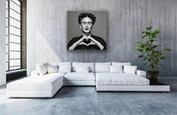 EMIR BERCUTTE - FRIDA KALHO LOVE - Toile L - LIMITED EDITION
