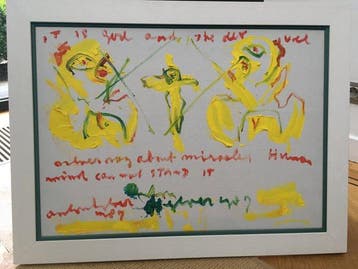 Anton Heyboer (1924-2005) - It is God and the Devil