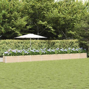 vidaXL Plantenbak Ivoor 770 x 50 x 45 cm Gegevens staal, Verzenden