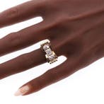 Ring - 18 karaat Geel goud - 0.48ct. tw. - Diamant - Vintage, Nieuw