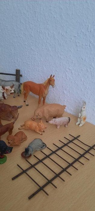 Elastolin, Lineol - Figuur (34) - verschillende, Antiquités & Art, Antiquités | Autres Antiquités