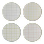 Gekleurde Borden Pastel 25cm 8st, Verzenden, Nieuw