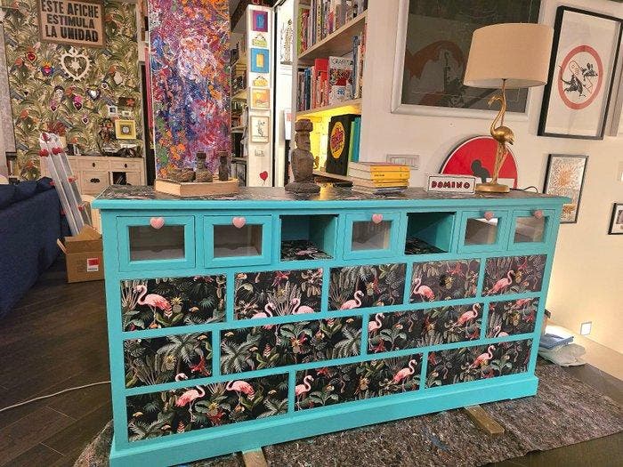 Commode - Bois, Antiek en Kunst, Kunst | Designobjecten