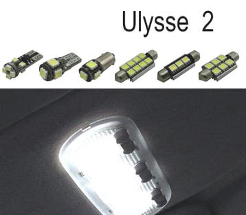 Kit 15 Ampoules Led Intérieur Pour Fiat Ulysse 2 Mk2 179 03-, Verzenden