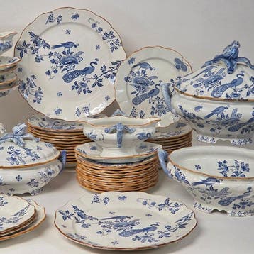 Paon Bleu - Boch Frères Keramis La Louvière 1930 - Art Deco