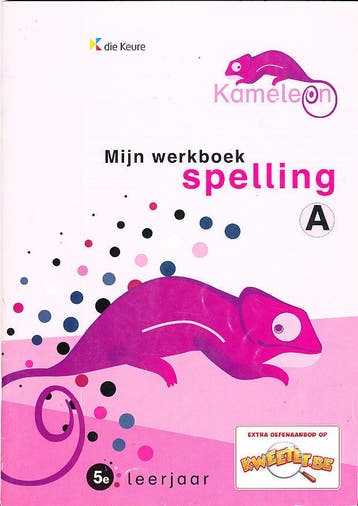 Kameleon Werkboek Spelling A 5e leerjaar, Livres, Verzenden