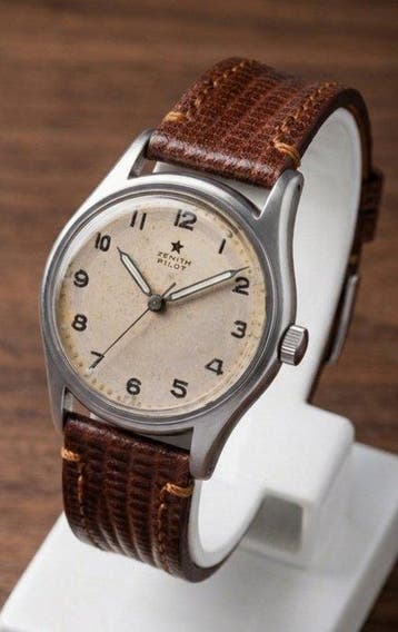 Zenith - Vintage Zenith Pilot – Military Dial - Cal. 126 -