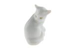 Miniatuur witte kat - Herend, Verzenden, Gebruikt