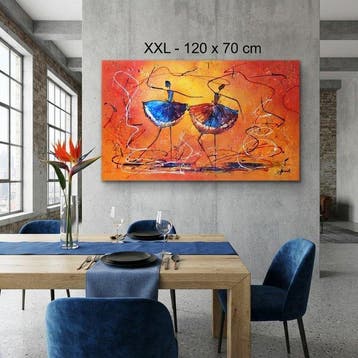 Monika Spiewak - NO RESERVE PRICE - Flamenco - Oil Painting