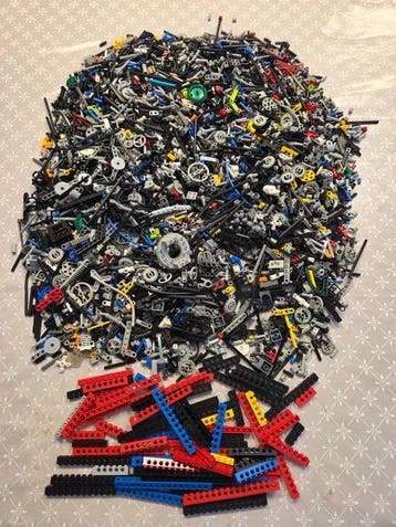 Lego Onderdelen - Technic - Partij lego technic onderdelen, Nieuw