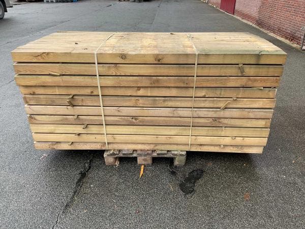 Veiling - 50x grenen paal geïmpregneerd 240x8.8x8.8 cm, Jardin & Terrasse, Poteaux, Poutres & Planches