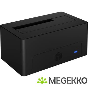 ICY BOX IB-1121-U3 USB 3.2 Gen 1 (3.1 Gen 1) Type-A Zwart, Computers en Software, Harde schijven, Verzenden, Nieuw