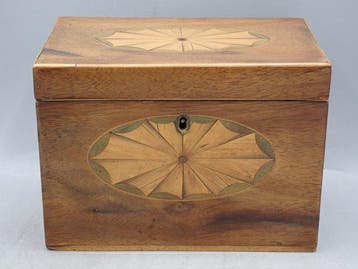 Theekistje / doosje - Omstreeks 1790 - Hout