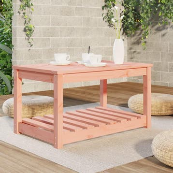 vidaXL Tuintafel 82,5x50,5x45 cm massief douglashout, Tuin en Terras, Verzenden, Nieuw