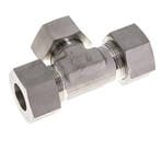 25S Raccord de coupe en T en acier inoxydable avec raccord, Verzenden