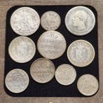 Norvège. Lot of 10 Silver coins, various denominations, Postzegels en Munten, Postzegels | Europa | Rusland, Gestempeld