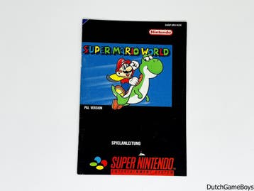 Super Nintendo / SNes - Super Mario World - NOE - Manual, Games en Spelcomputers, Verzenden, Gebruikt