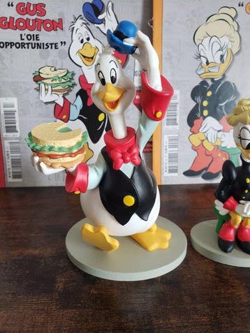 Hachette - Beeldje - Figurines Glouton et Grand-mère Donald
