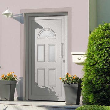 vidaXL Voordeur 88x208 cm wit, Verzenden, Nieuw