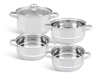 Veiling - Stoompannen set 5-delig, Huis en Inrichting, Nieuw