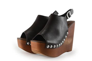 Jeffrey Campbell Sleehakken in maat 41 Zwart, Verzenden, Zwart, Zo goed als nieuw, Schoenen met hoge hakken