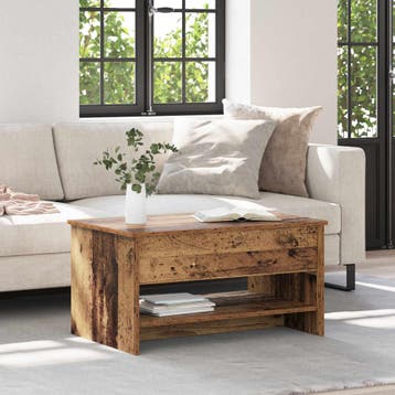 vidaXL Salontafel Oud Hout 80 x 50,5 x 41,5 cm Bewerkt hout, Verzenden, Nieuw