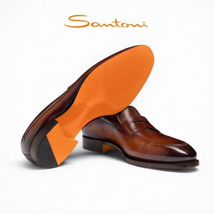 Santoni - Loafers - Maat: EU 44 - Nieuw in doos, Vêtements | Hommes, Chaussures