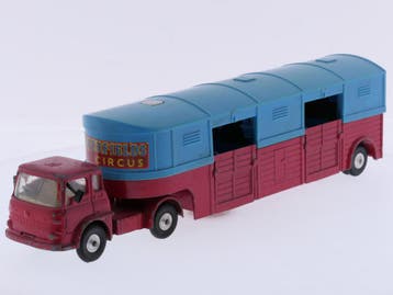 Schaal 1:50 Corgi Major Toys 1130 trekker met paardentrai..., Ophalen of Verzenden, Gebruikt, Corgi
