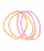 Haarband Sport 1cm - Endless Elastiek - Nylon - Roze Oranje