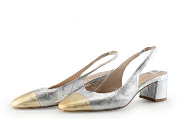 Josh V Slingbacks in maat 37 Zilver, Overige kleuren, Verzenden, Zo goed als nieuw, Josh V