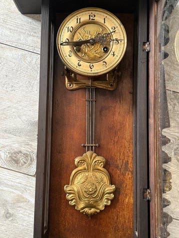 Weense regulateur - Friedrich Mauthe Renaissancestijl Hout -, Antiek en Kunst