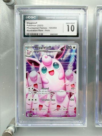 Pokémon - 3 Graded card - Wigglytuff - Dawn - Hops